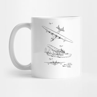 Airplane Vintage Patent Drawing Mug